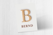 Houten letter